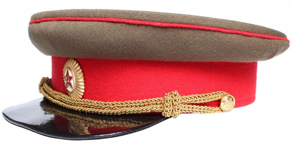 Soviet Union RKKA Officer USSR Army Red visor cap